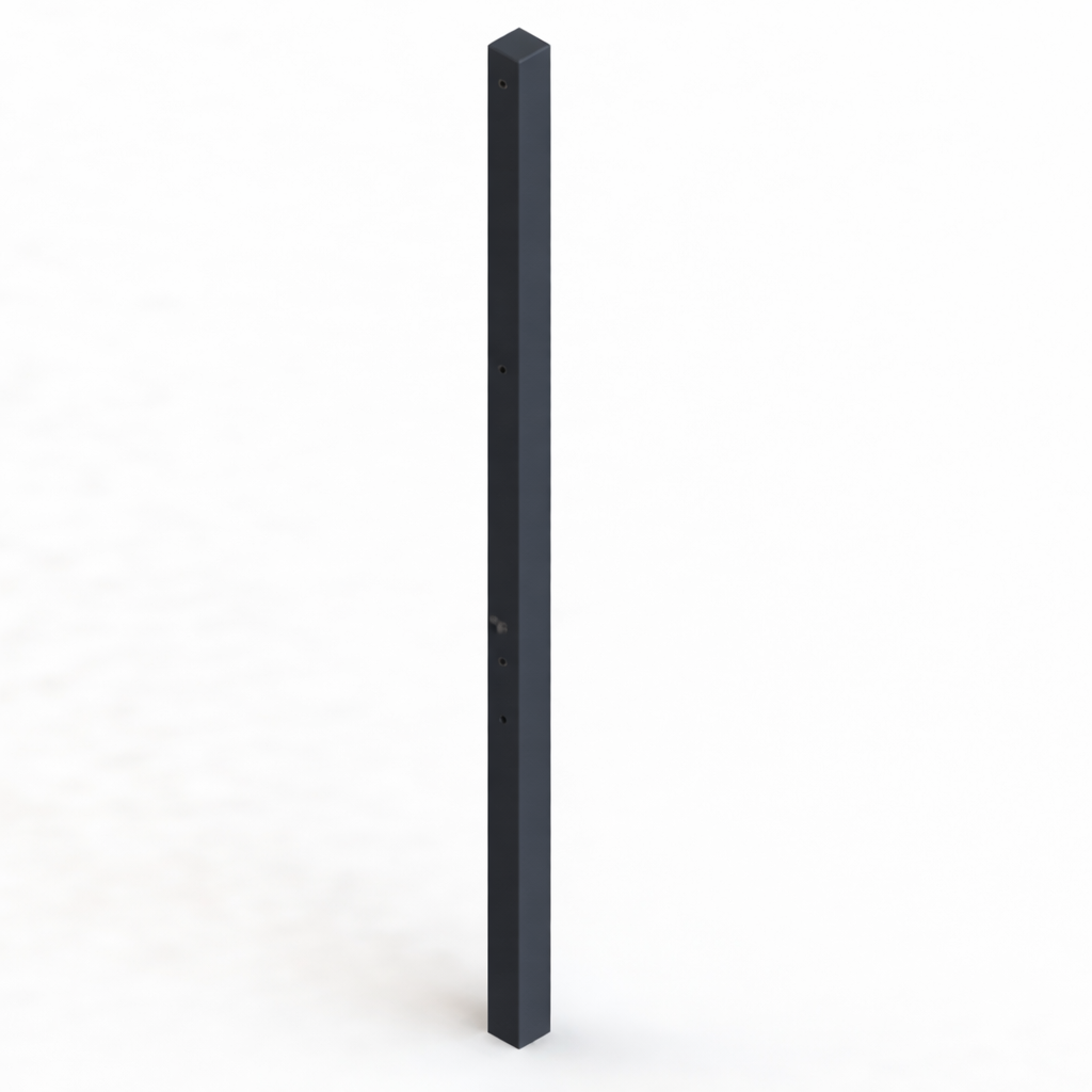 Säule Formrohr 60/60 mm für Doppelstab – zum Einbetonieren