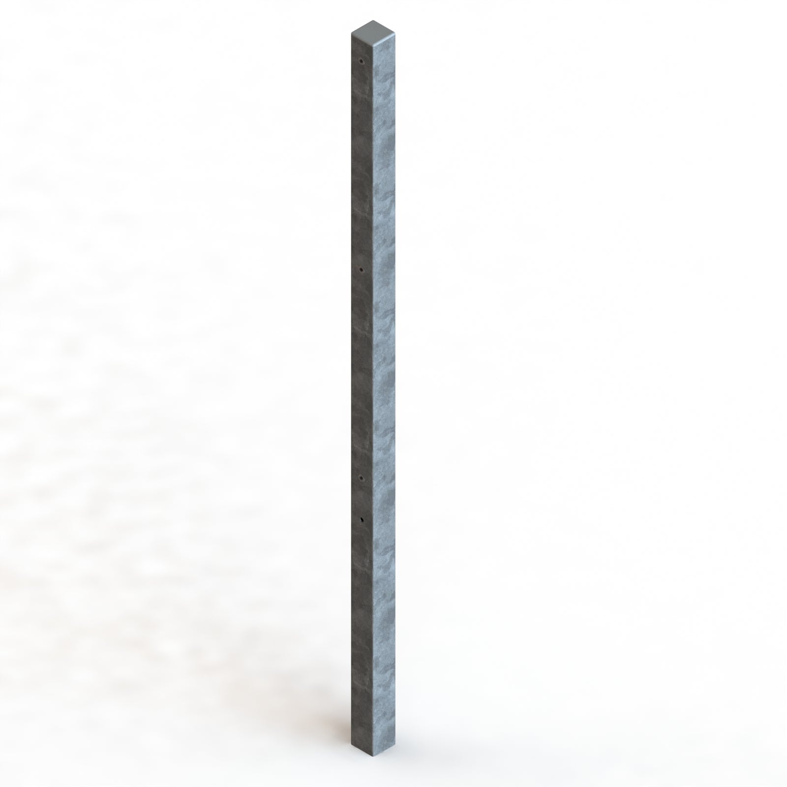 Säule Formrohr 60/60 mm für Doppelstab – zum Einbetonieren