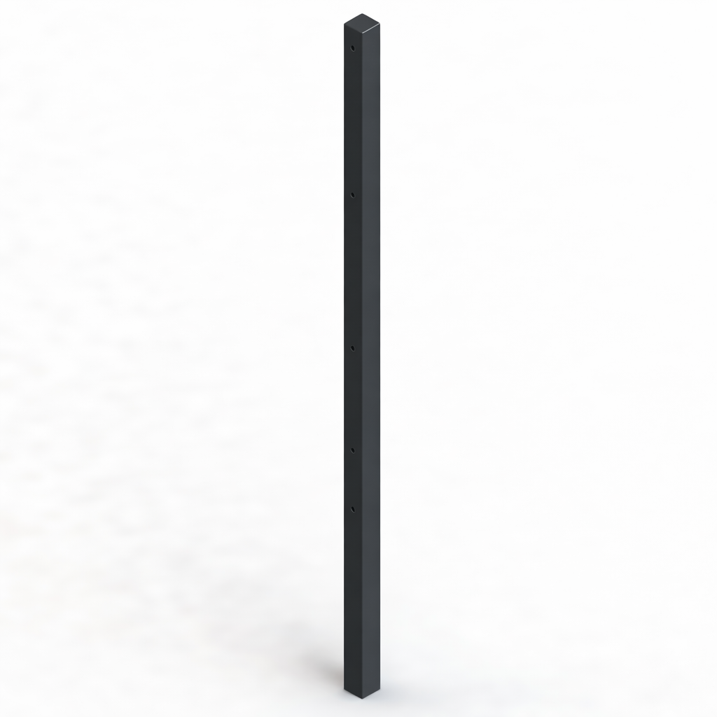 Säule Formrohr 60/60 mm für Doppelstab – zum Einbetonieren