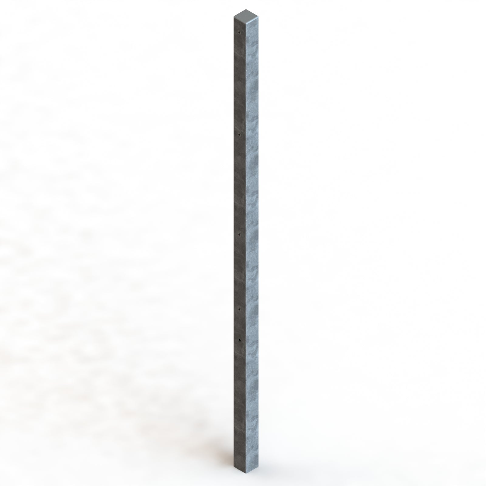Säule Formrohr 60/60 mm für Doppelstab – zum Einbetonieren