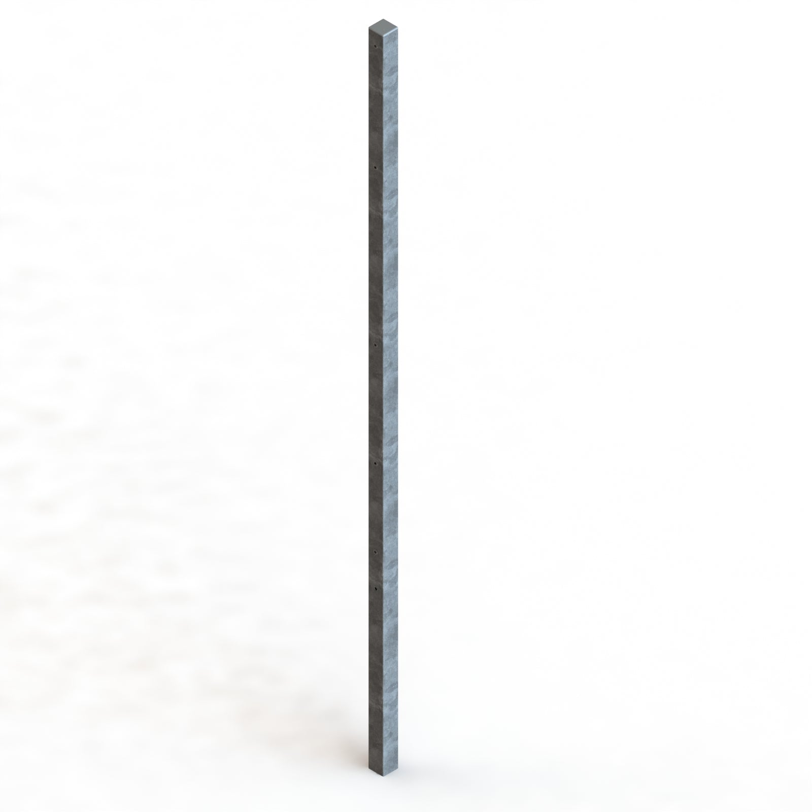 Säule Formrohr 60/60 mm für Doppelstab – zum Einbetonieren