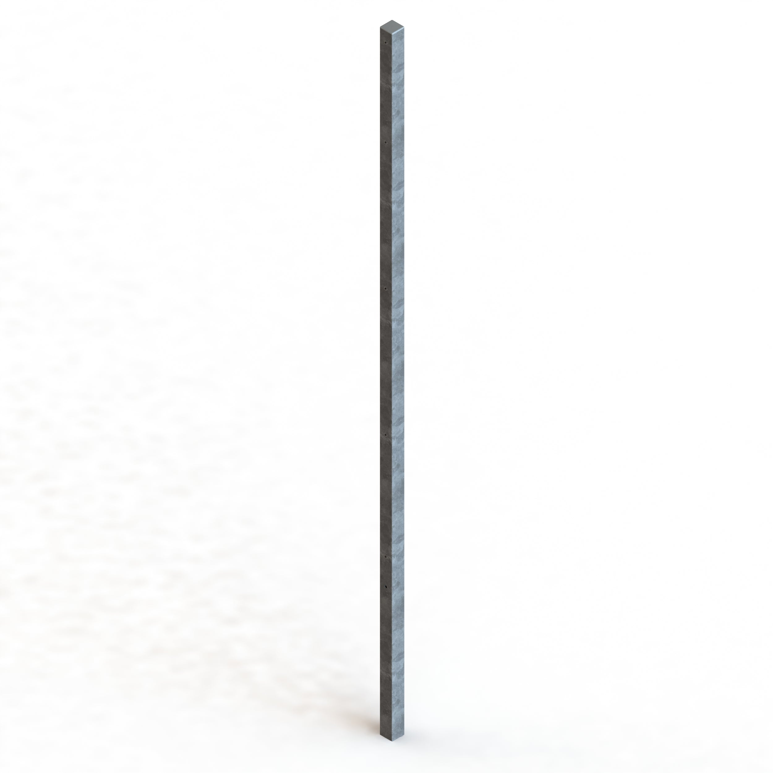 Säule Formrohr 60/60 mm für Doppelstab – zum Einbetonieren