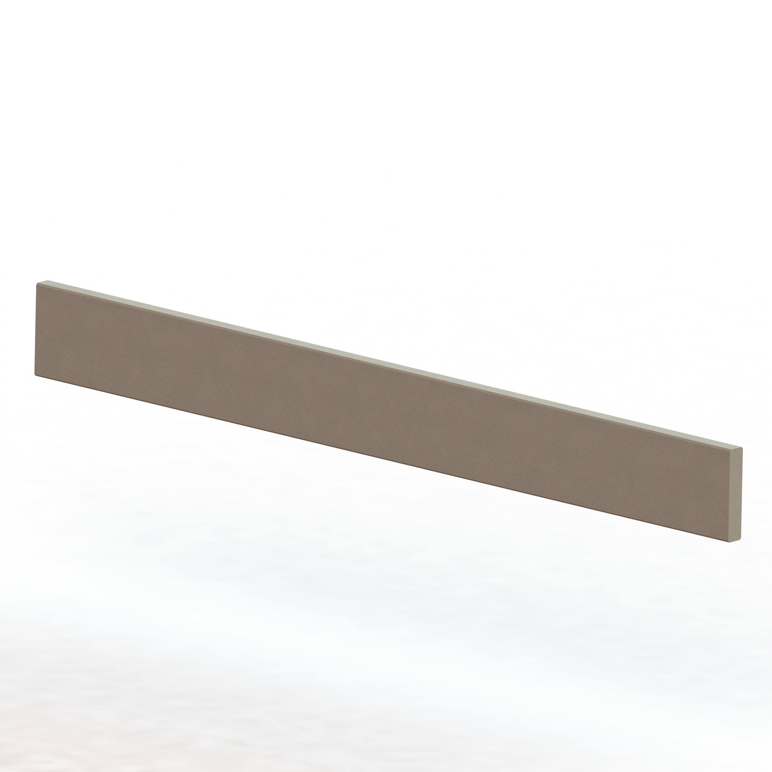 Sockelbrett 50 x 250 x 2430 mm - B5 Oberfläche, 3-fach querarmiert